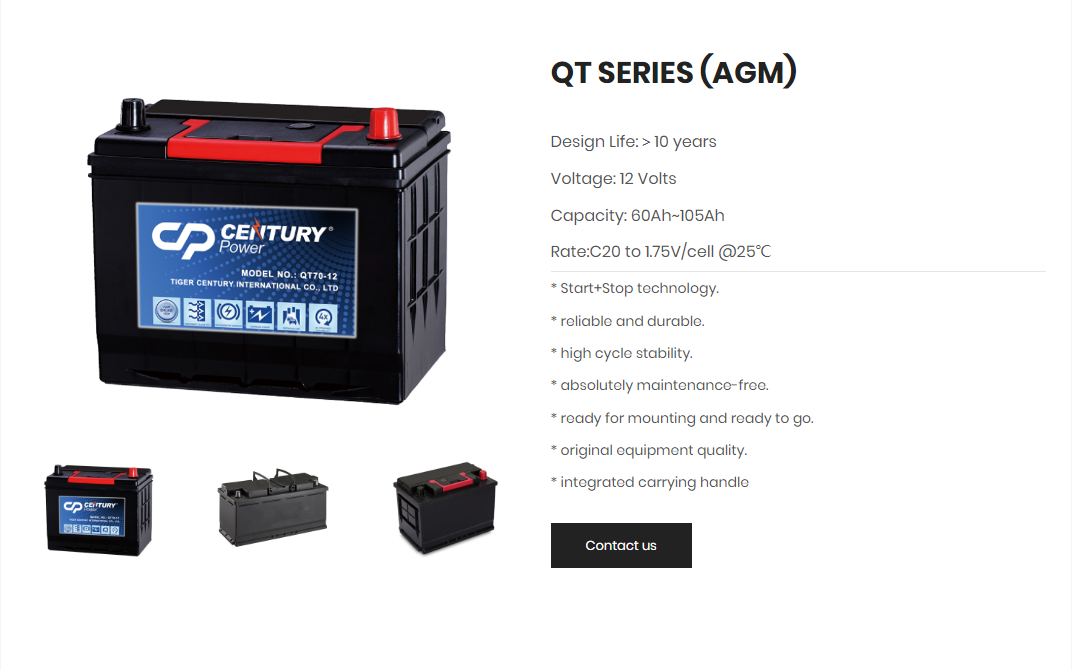 Motive Power Series 12V 100Ah Rechargeable Battery