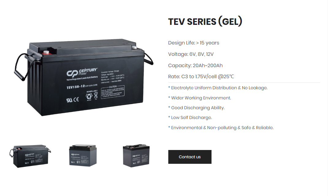 Motive Power Series 12V 100Ah Rechargeable Battery